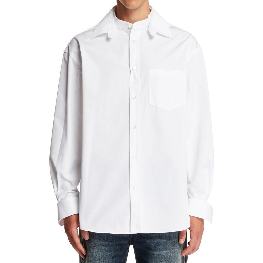 Gucci Cotton Logo Shirt GU-8775472382164-48 | M