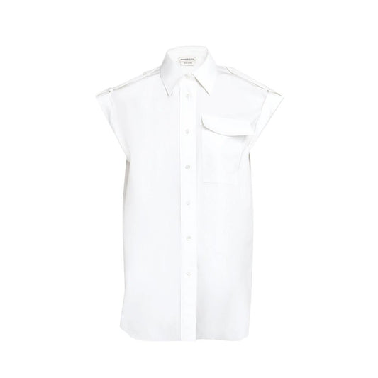 Alexander McQueen White Cotton Shirt