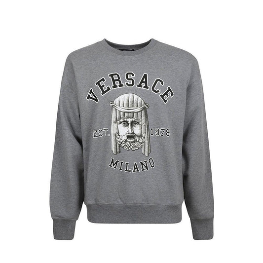 Versace Cotton Crewneck Sweatshirt VE-8736624836820-L