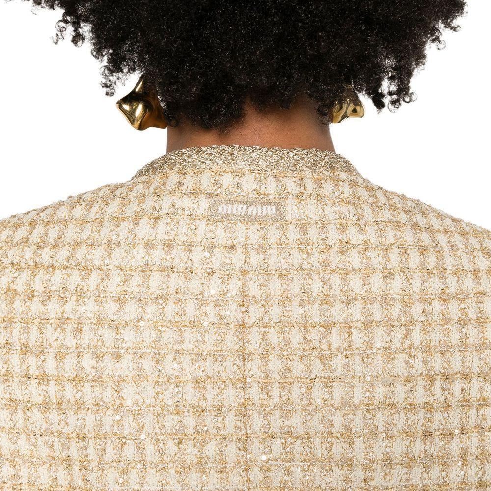 Miu Miu Check Lamé Jacket MI-8735525830868-40