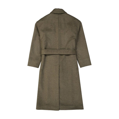 Brunello Cucinelli Green Wool Coat
