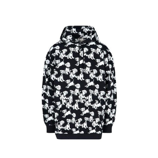 Celine Hooded Printed Dogs Sweatshirt CE-8736316063956-S
