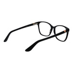Alt Tag: Guess Black Women Glasses Frame in acetate full-rim rectangular style, demo lenses, spring hinge, size 56-15-140.