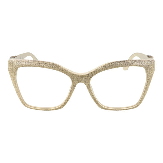 Marciano by Guess Gold Women Glasses Frame, full-rim acetate, butterfly style, demo lenses, spring hinge, includes branded case.