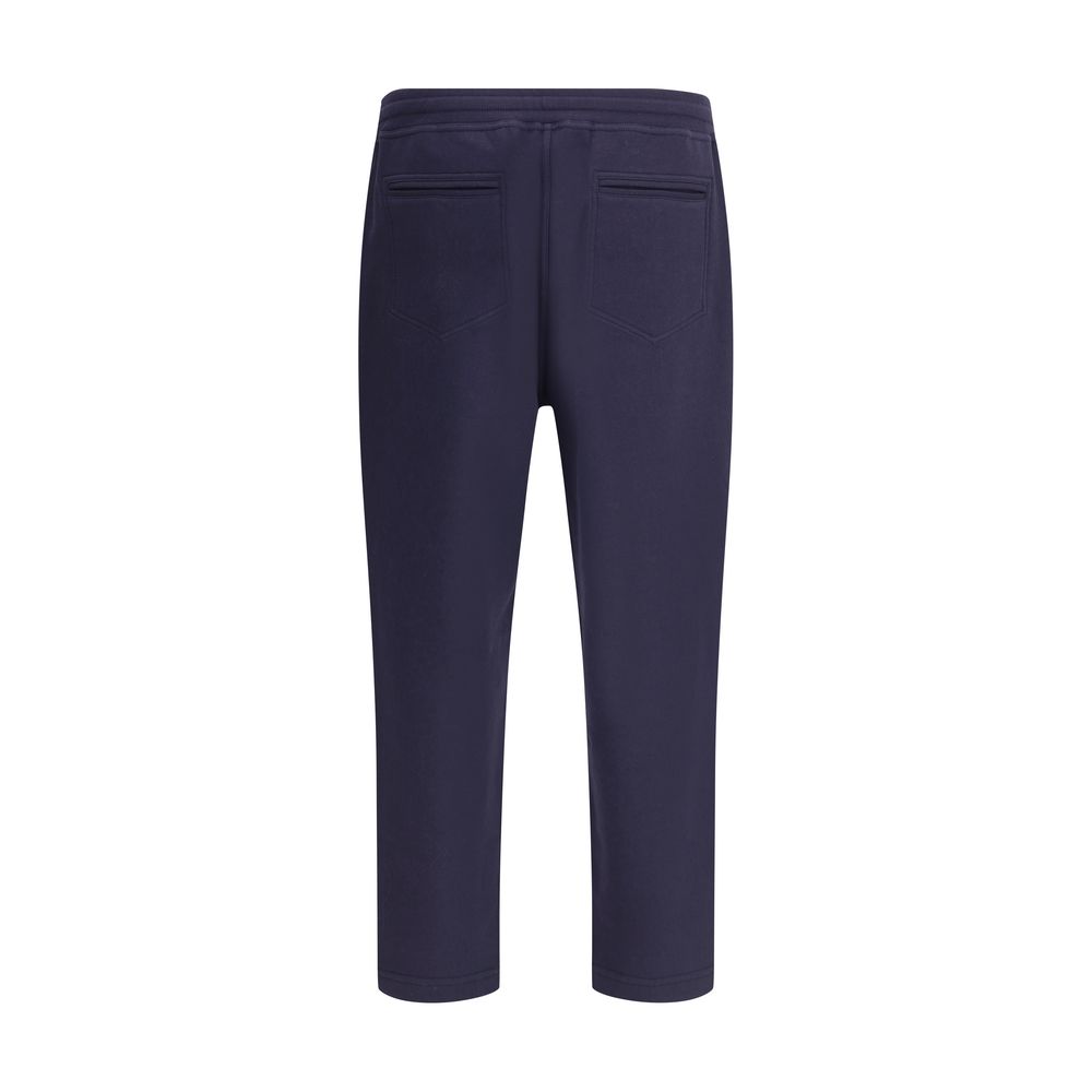 Brunello Cucinelli Blue Cotton Casual Pants