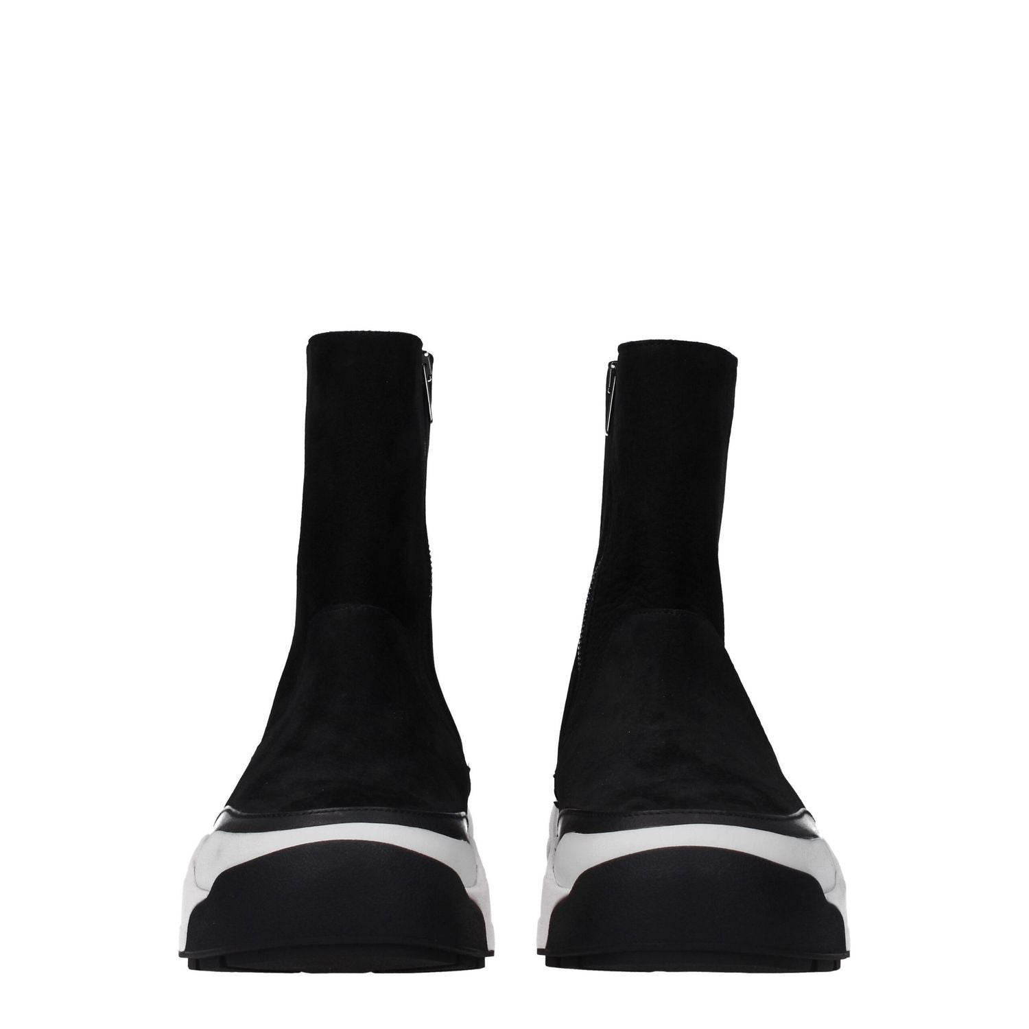 Kenzo Black Leather Ankle Boots