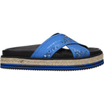 Kenzo Blue Fabric Slippers Sandals