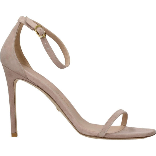 Stuart Weitzman Pink Leather Stiletto Heels Sandals ST-8547244048649-EU41/US11