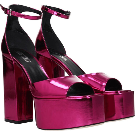 Paris Texas Pink Leather Platforms PA-8547254862089-EU38/US8