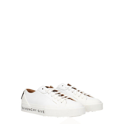 Givenchy White Leather Low Top Sneakers