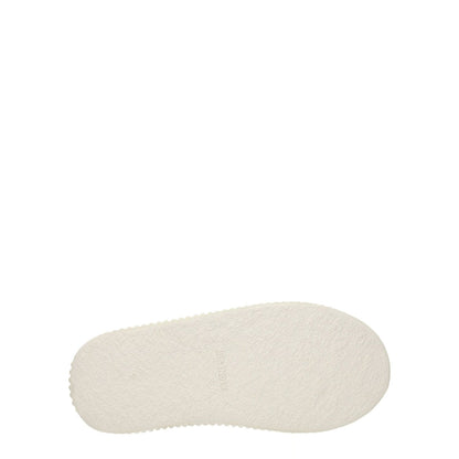 Jil Sander White Fabric Platform Sneakers