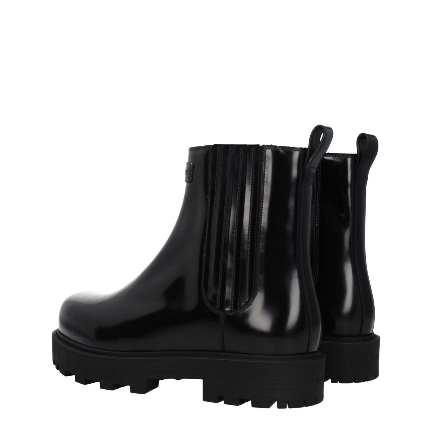 Givenchy Black Leather Ankle Boots