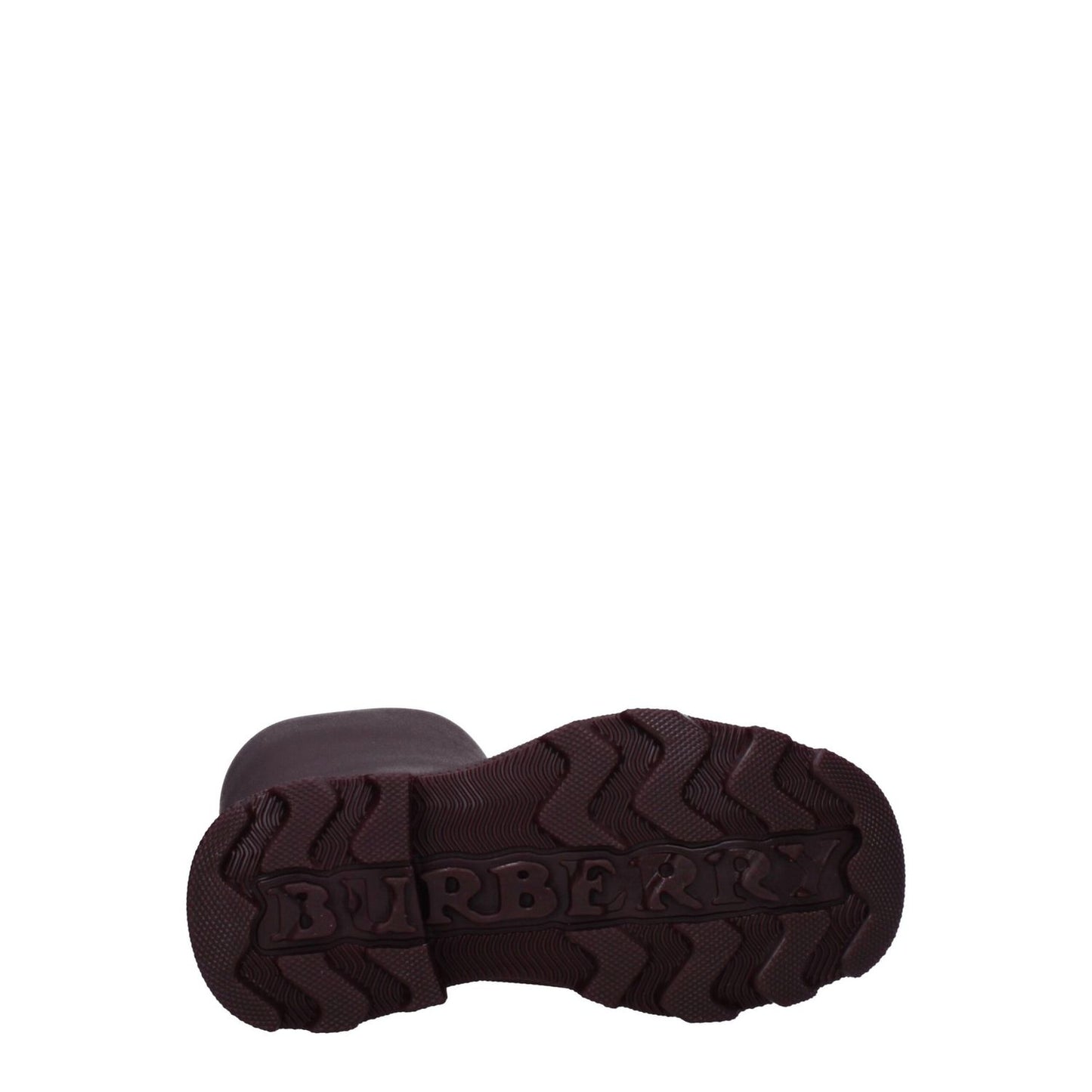 Burberry Red Cotton Rain Boots