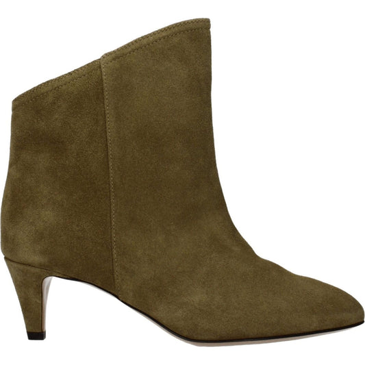 Isabel Marant Gray Leather Ankle Boots