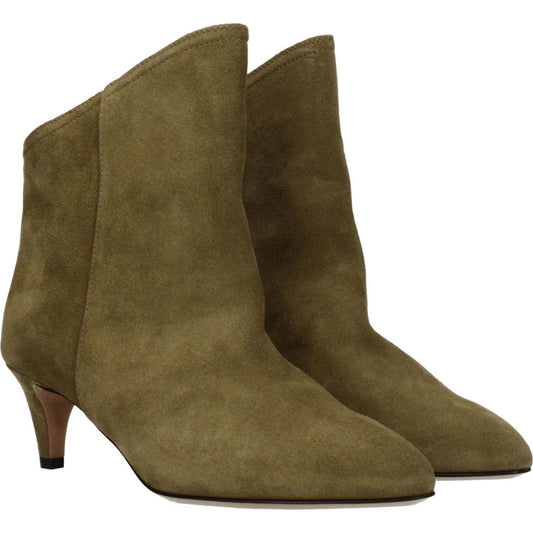 Isabel Marant Gray Leather Ankle Boots