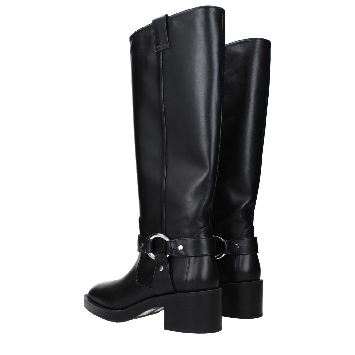 Stuart Weitzman Black Leather Boots