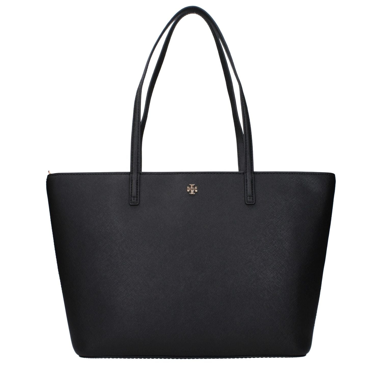 Front view with bag zipped and handles upright.