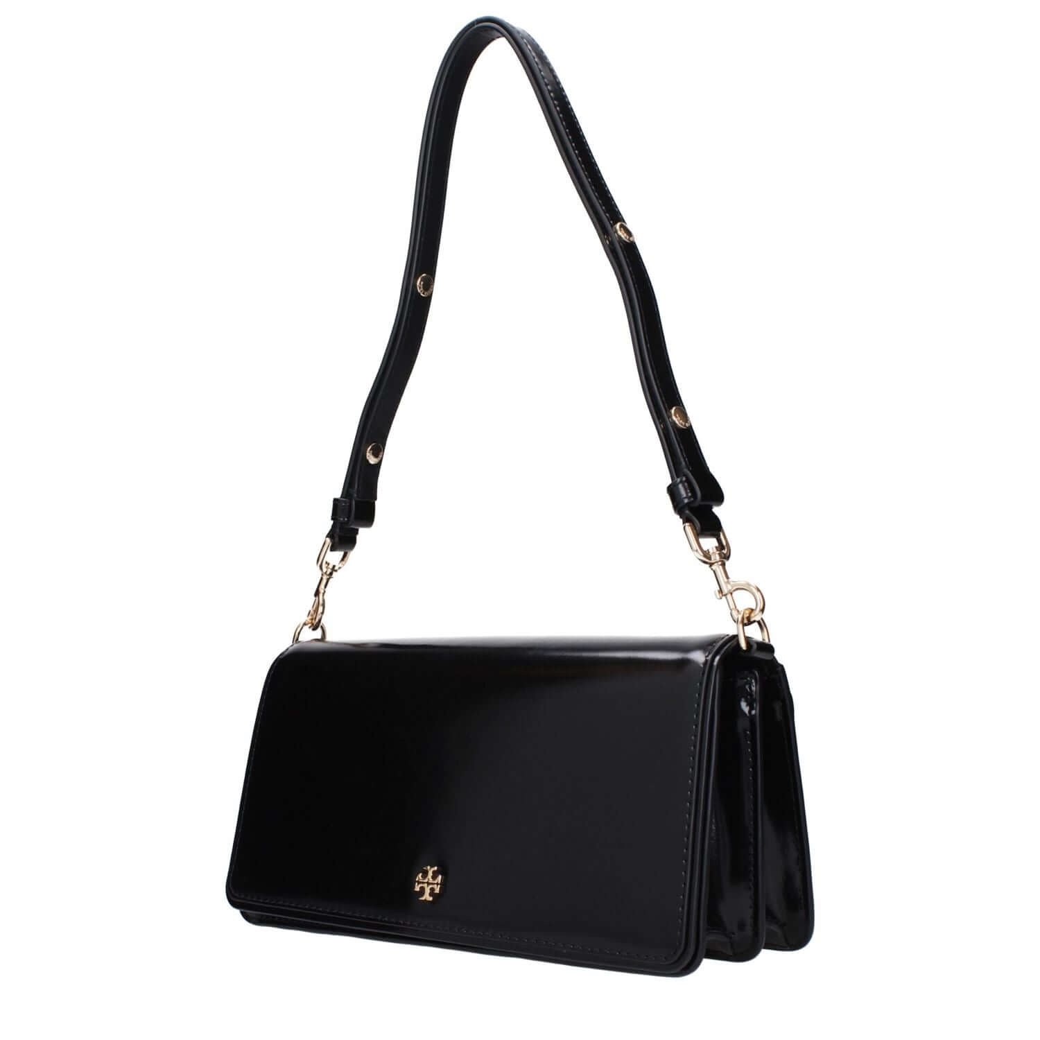 Tory Burch Black Leather Shoulder Bag