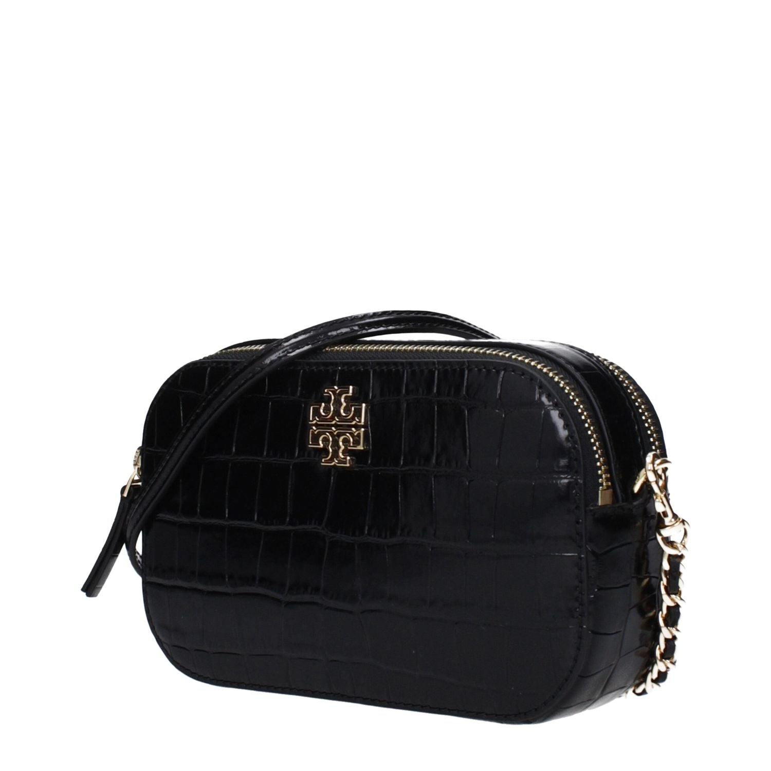 Front view with bag zipped and handles upright.