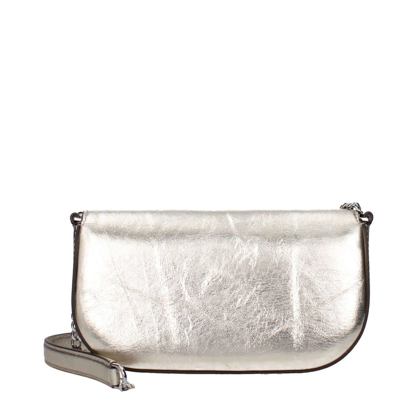 Tory Burch Gold Leather Crossbody Bag with vintage and aged effect, featuring a front logo; product code F83376 and MPN 153567723.