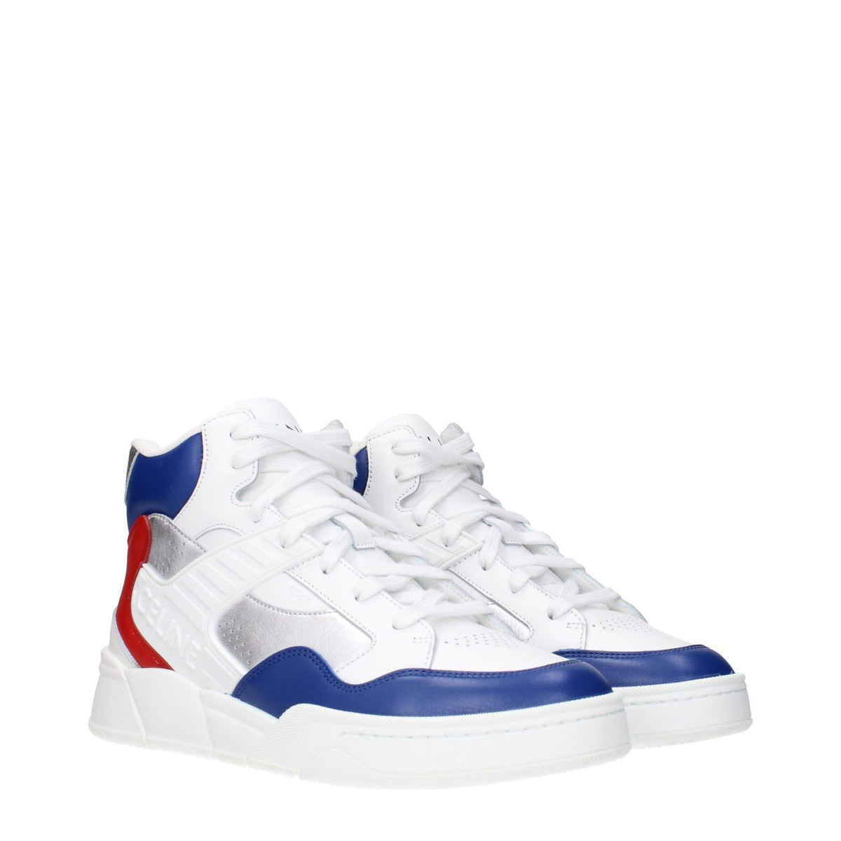 Celine White Leather Athletic Sneakers