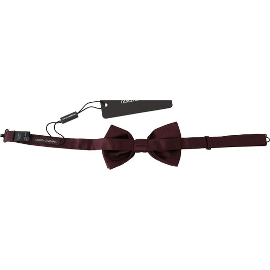 Dolce & Gabbana Silk Polka Dot Adjustable Neck Bow Tie Papillon Bow Tie