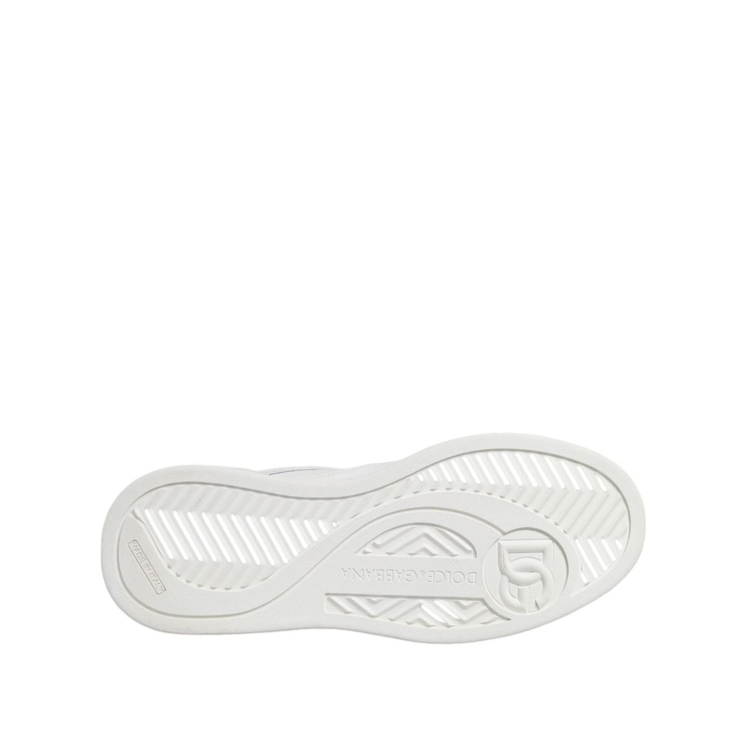 Dolce & Gabbana White Miami Leather Low Top Sneakers Shoes