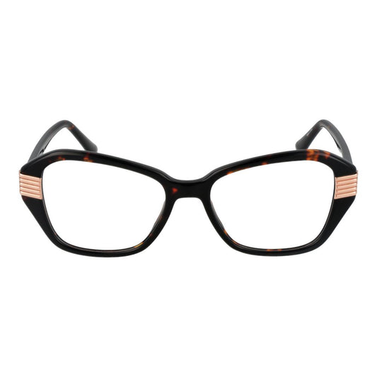 Marciano by Guess Brown Women Glasses Frame, full-rim acetate cat eye with demo lenses, 49-16-145, includes branded case.