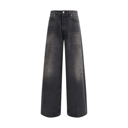 Haikure Black Cotton Relaxed Fit Jeans