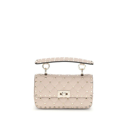 Valentino Garavani Multicolor Calf Leather Bos Taurus Handbag with rockstuds, elegant designer piece and distinctive closure.