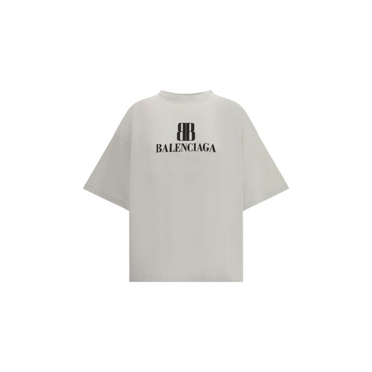 Balenciaga Gray Cotton T-Shirt