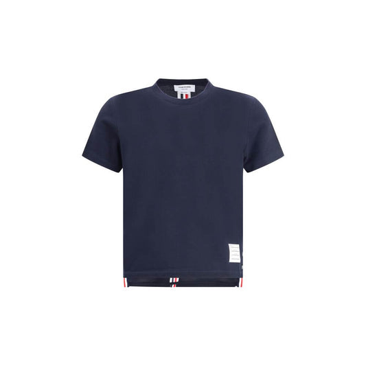 Thom Browne Blue Cotton T-Shirt