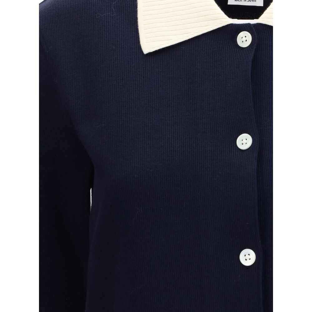 Thom Browne Blue Cotton Casual Dress