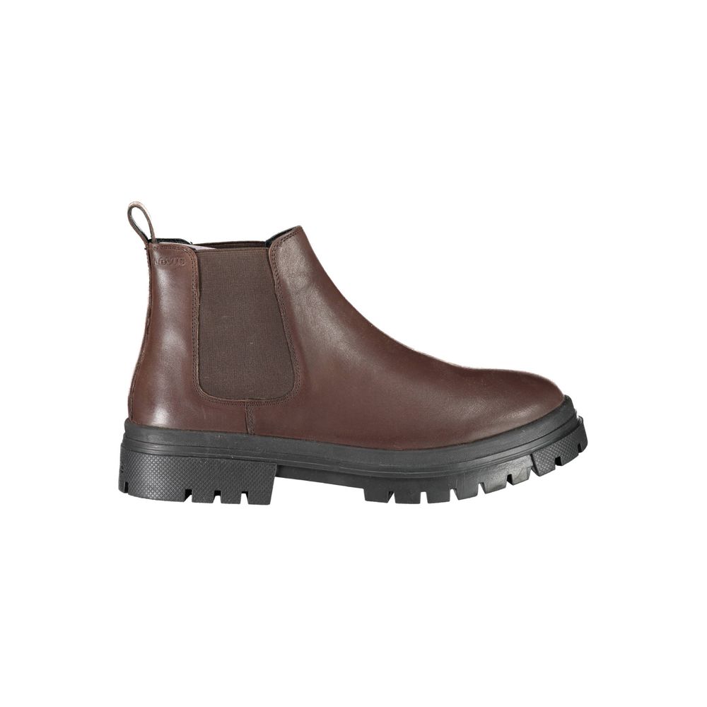 Levi's Marrone Leather Men Ankle Boot