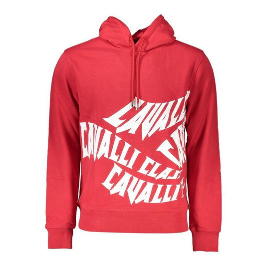 Cavalli Class Red Cotton Sweater CA-21271-S