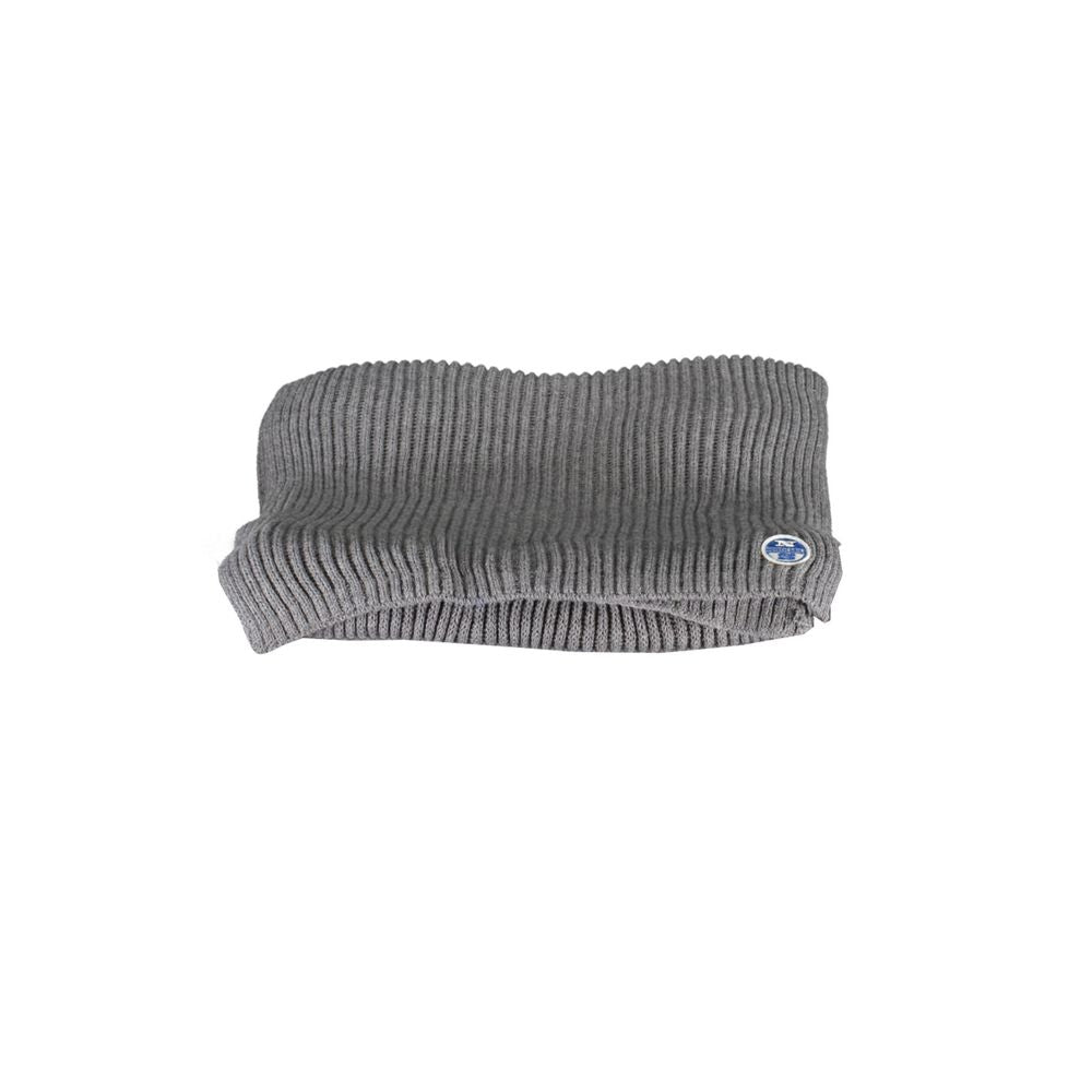 North Sails Grigio Cotton Men Scarf