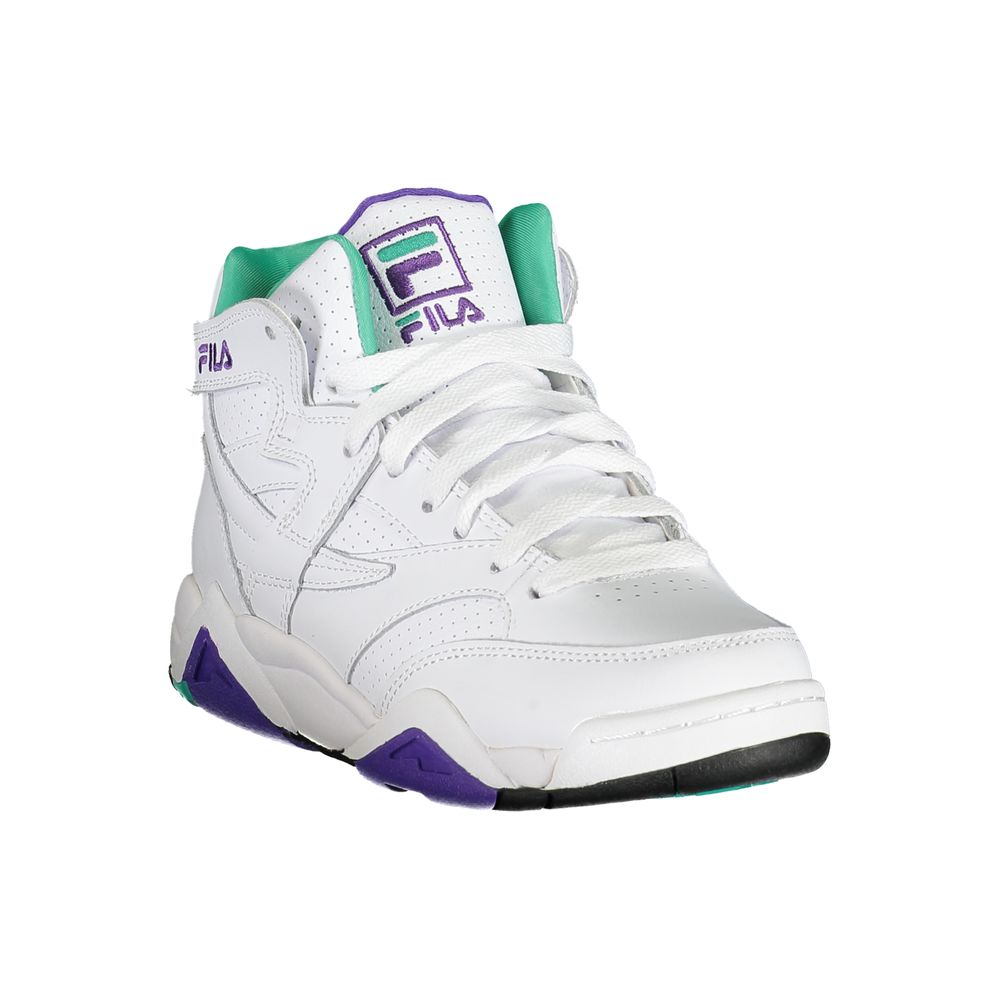 Fila White Polyurethane Women Sneaker