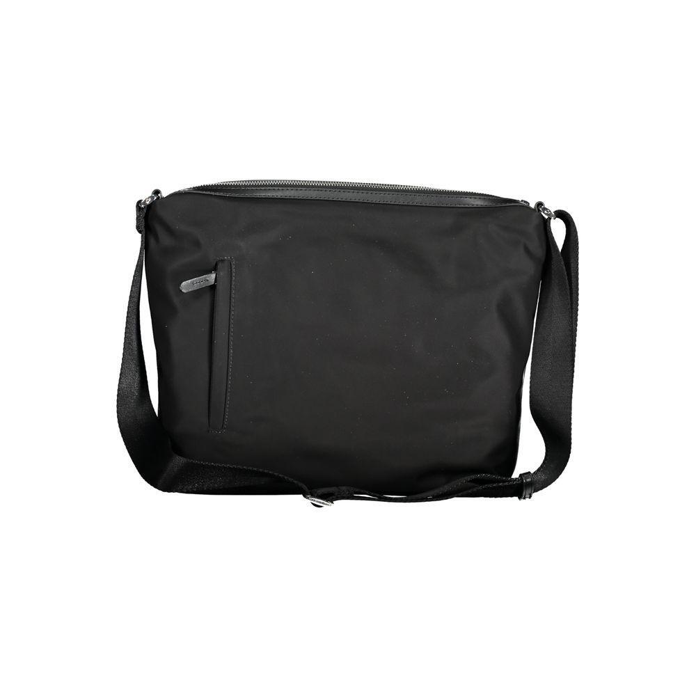Front view with bag zipped and handles upright.