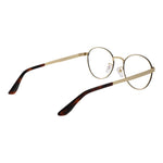 BMW Black Men Glasses Frame in black metal full-rim style, round design with demo lenses and branded case included, size 51-19-150.