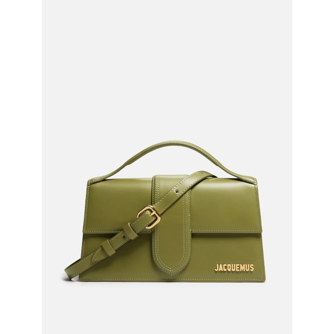 Front view with bag zipped and handles upright.