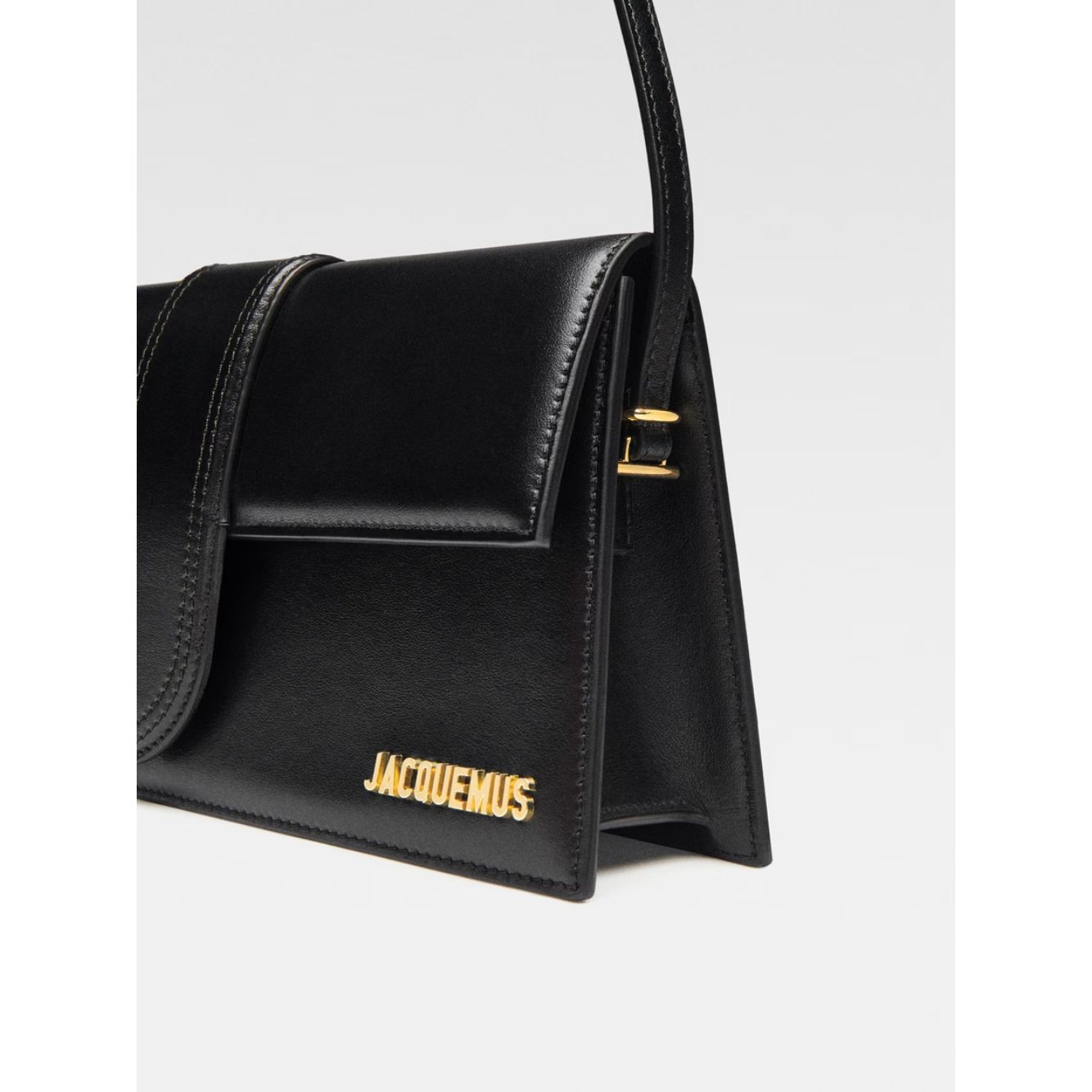 Jacquemus Black leather Le Bambino Long bag