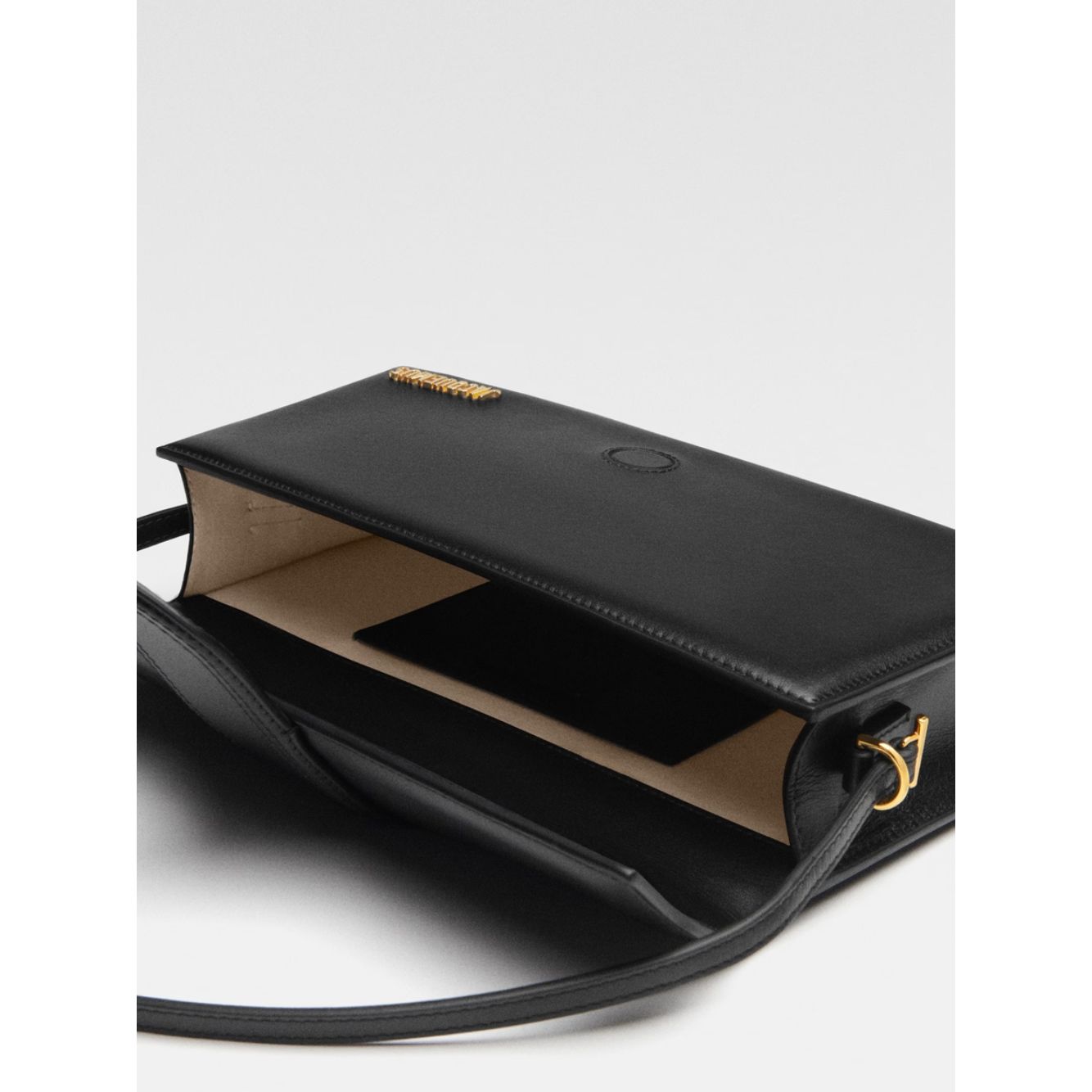 Jacquemus Black leather Le Bambino Long bag