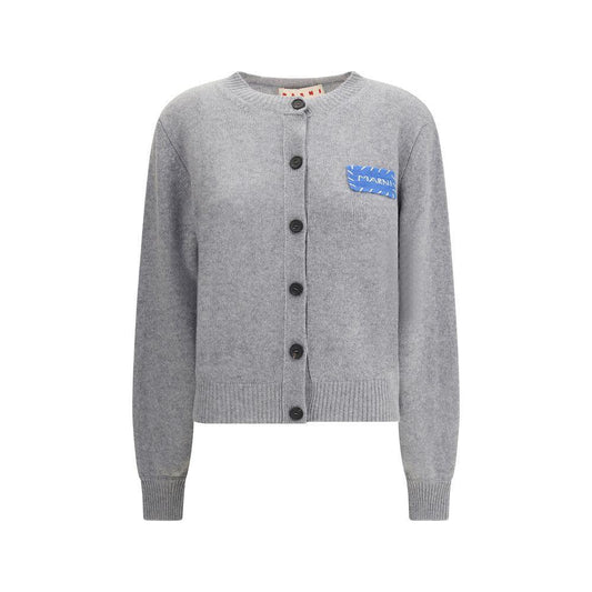 Marni Cashmere Cardigan with patch MA-CDMD0353A0UFX32500N38-IT40 | M