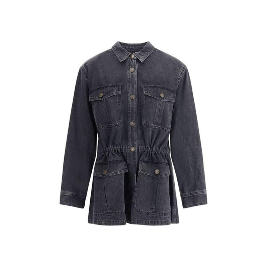 Marant Etoile Nossia denim Jacket MA-VE0527FAB1H04E01VB-34