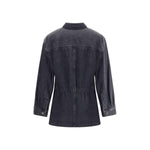 Marant Etoile Nossia denim Jacket MA-VE0527FAB1H04E01VB-34