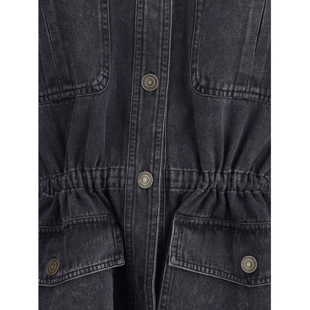 Marant Etoile Nossia denim Jacket MA-VE0527FAB1H04E01VB-34