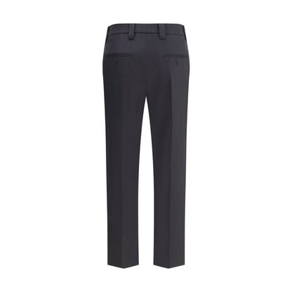 Prada Gray Fleece Wool Dress Pants