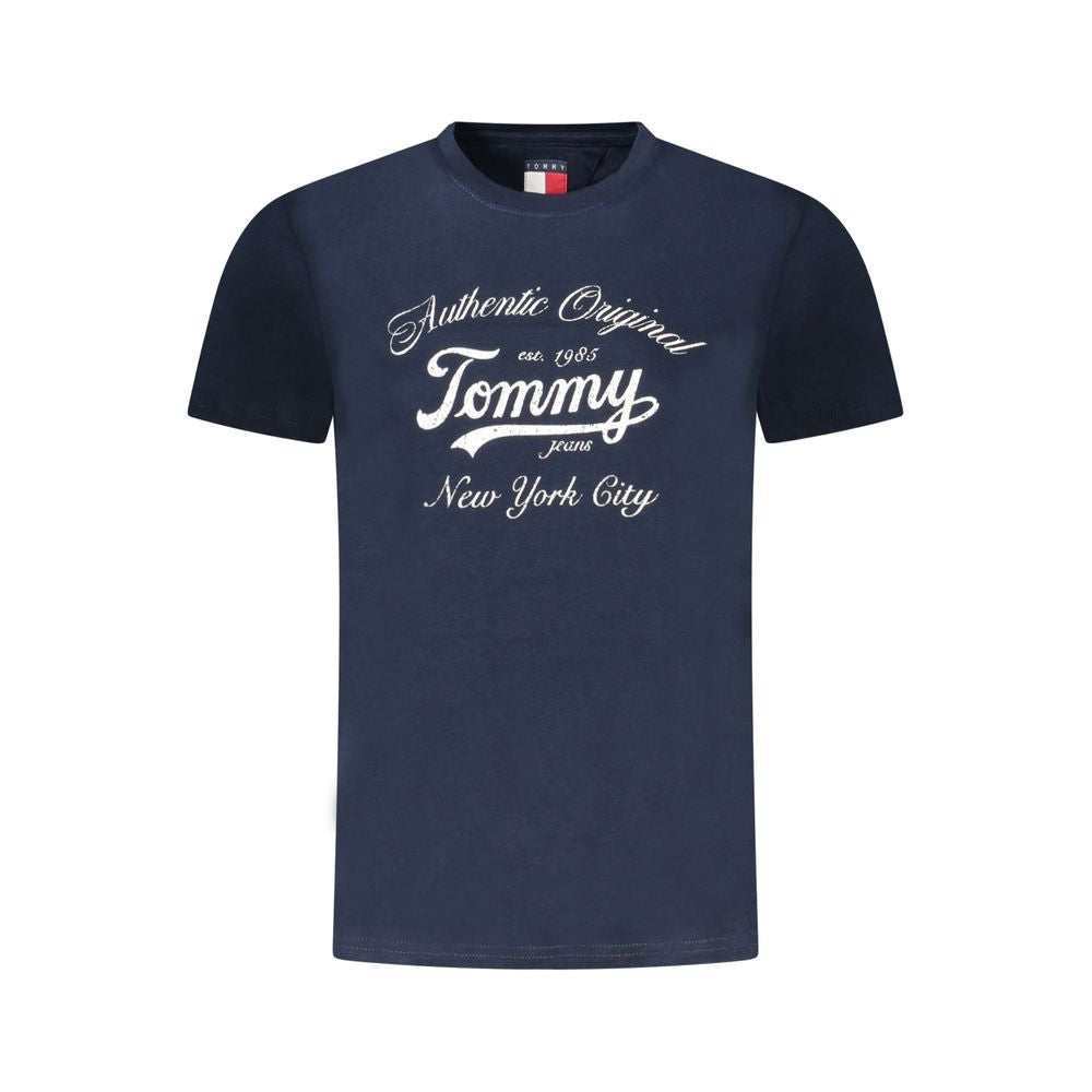 Tommy Hilfiger Blue Cotton Women T-Shirt TO-39300-S