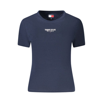 Tommy Hilfiger Blue Cotton Women T-Shirt
