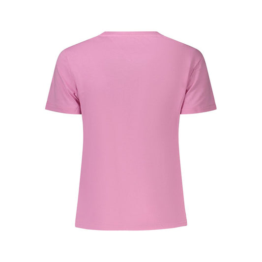 Tommy Hilfiger Pink Cotton Women T-Shirt TO-39326-M